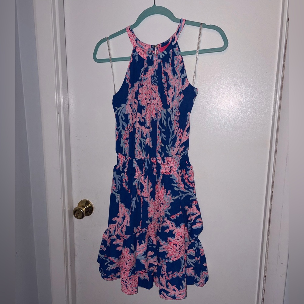 Lilly Pulitzer | Women’s 0 | NWT | Mini  | Blue Coral | Vibrant | Colorful - Picture 3 of 16